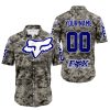 LIMITED EDITION PRODUCTS - US ARMY - FOX RACING - CUSTOM NAME - NAVY - BUTTON SHIRT