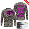 LIMITED EDITION PRODUCTS - US ARMY - FOX RACING - CUSTOM NAME - PINK - JERSEY