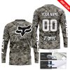 LIMITED EDITION PRODUCTS - US ARMY - FOX RACING - CUSTOM NAME - WHITE - JERSEY