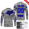 LIMITED EDITION PRODUCTS - US ARMY V1 - FOX RACING - CUSTOM NAME - BLUE - JERSEY
