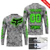 LIMITED EDITION PRODUCTS - US ARMY V1 - FOX RACING - CUSTOM NAME - GREEN - JERSEY