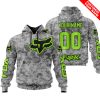 LIMITED EDITION PRODUCTS - US ARMY V1 - FOX RACING - CUSTOM NAME - GREEN 1