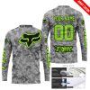 LIMITED EDITION PRODUCTS - US ARMY V1 - FOX RACING - CUSTOM NAME - GREEN 1 - JERSEY