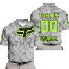 LIMITED EDITION PRODUCTS - US ARMY V1 - FOX RACING - CUSTOM NAME - GREEN 1 - POLO SHIRT