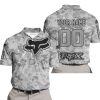LIMITED EDITION PRODUCTS - US ARMY V1 - FOX RACING - CUSTOM NAME - GREY - POLO SHIRT