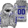 LIMITED EDITION PRODUCTS - US ARMY V1 - FOX RACING - CUSTOM NAME - NAVY - FLEECE ZIP HOODIE
