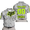 LIMITED EDITION PRODUCTS - US ARMY V1 - FOX RACING - CUSTOM NAME - NEON - POLO SHIRT