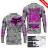 LIMITED EDITION PRODUCTS - US ARMY V1 - FOX RACING - CUSTOM NAME - PINK - JERSEY