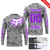 LIMITED EDITION PRODUCTS - US ARMY V1 - FOX RACING - CUSTOM NAME - PURPLE - JERSEY