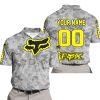 LIMITED EDITION PRODUCTS - US ARMY V1 - FOX RACING - CUSTOM NAME - YELLOW - POLO SHIRT