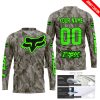 LIMITED EDITION PRODUCTS - US ARMY V2 - FOX RACING - CUSTOM NAME - GREEN - JERSEY