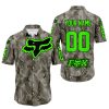 LIMITED EDITION PRODUCTS - US ARMY V2 - FOX RACING - CUSTOM NAME - GREEN - BUTTON SHIRT