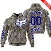 LIMITED EDITION PRODUCTS - US ARMY V2 - FOX RACING - CUSTOM NAME - NAVY