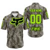 LIMITED EDITION PRODUCTS - US ARMY V2 - FOX RACING - CUSTOM NAME - NEON - BUTTON SHIRT
