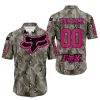 LIMITED EDITION PRODUCTS - US ARMY V2 - FOX RACING - CUSTOM NAME - PINK 1 - BUTTON SHIRT