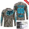 LIMITED EDITION PRODUCTS - US ARMY V2 - FOX RACING - CUSTOM NAME - SKY BLUE - JERSEY