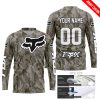 LIMITED EDITION PRODUCTS - US ARMY V2 - FOX RACING - CUSTOM NAME - WHITE - JERSEY