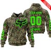 LIMITED EDITION PRODUCTS - US ARMY V3 - FOX RACING - CUSTOM NAME - GREEN