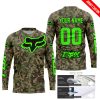 LIMITED EDITION PRODUCTS - US ARMY V3 - FOX RACING - CUSTOM NAME - GREEN - JERSEY