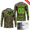 LIMITED EDITION PRODUCTS - US ARMY V3 - FOX RACING - CUSTOM NAME - GREEN 1 - JERSEY