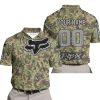 LIMITED EDITION PRODUCTS - US ARMY V3 - FOX RACING - CUSTOM NAME - GREY - POLO SHIRT