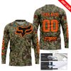 LIMITED EDITION PRODUCTS - US ARMY V3 - FOX RACING - CUSTOM NAME - ORANGE - JERSEY