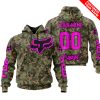 LIMITED EDITION PRODUCTS - US ARMY V3 - FOX RACING - CUSTOM NAME - PINK