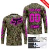LIMITED EDITION PRODUCTS - US ARMY V3 - FOX RACING - CUSTOM NAME - PINK - JERSEY