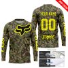LIMITED EDITION PRODUCTS - US ARMY V3 - FOX RACING - CUSTOM NAME - YELLOW - JERSEY