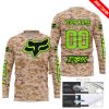 LIMITED EDITION PRODUCTS - US MARINE - FOX RACING - CUSTOM NAME - GREEN 1 - JERSEY
