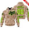 LIMITED EDITION PRODUCTS - US MARINE - FOX RACING - CUSTOM NAME - NEON