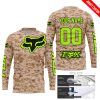 LIMITED EDITION PRODUCTS - US MARINE - FOX RACING - CUSTOM NAME - NEON - JERSEY