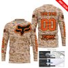 LIMITED EDITION PRODUCTS - US MARINE - FOX RACING - CUSTOM NAME - ORANGE - JERSEY