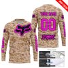 LIMITED EDITION PRODUCTS - US MARINE - FOX RACING - CUSTOM NAME - PINK - JERSEY