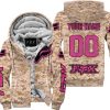 LIMITED EDITION PRODUCTS - US MARINE - FOX RACING - CUSTOM NAME - PINK 1 - FLEECE ZIP HOODIE