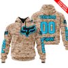 LIMITED EDITION PRODUCTS - US MARINE - FOX RACING - CUSTOM NAME - SKY BLUE