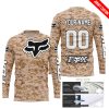 LIMITED EDITION PRODUCTS - US MARINE - FOX RACING - CUSTOM NAME - WHITE - JERSEY