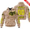 LIMITED EDITION PRODUCTS - US MARINE - FOX RACING - CUSTOM NAME - YELLOW