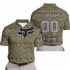 LIMITED EDITION PRODUCTS - US MARINE V1 - FOX RACING - CUSTOM NAME - GREY - POLO SHIRT