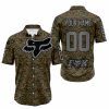 LIMITED EDITION PRODUCTS - US MARINE V1 - FOX RACING - CUSTOM NAME - GREY - BUTTON SHIRT