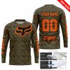 LIMITED EDITION PRODUCTS - US MARINE V1 - FOX RACING - CUSTOM NAME - ORANGE - JERSEY