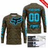 LIMITED EDITION PRODUCTS - US MARINE V1 - FOX RACING - CUSTOM NAME - SKY BLUE - JERSEY