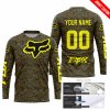 LIMITED EDITION PRODUCTS - US MARINE V1 - FOX RACING - CUSTOM NAME - YELLOW - JERSEY