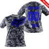 LIMITED EDITION PRODUCTS - US NAVY - FOX RACING - CUSTOM NAME - BLUE - T-SHIRT