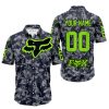 LIMITED EDITION PRODUCTS - US NAVY - FOX RACING - CUSTOM NAME - GREEN 1 - BUTTON SHIRT