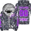 LIMITED EDITION PRODUCTS - US NAVY - FOX RACING - CUSTOM NAME - PURPLE - FLEECE ZIP HOODIE