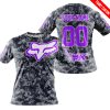 LIMITED EDITION PRODUCTS - US NAVY - FOX RACING - CUSTOM NAME - PURPLE - T-SHIRT