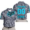 LIMITED EDITION PRODUCTS - US NAVY - FOX RACING - CUSTOM NAME - SKY BLUE - POLO SHIRT