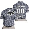 LIMITED EDITION PRODUCTS - US NAVY - FOX RACING - CUSTOM NAME - WHITE - POLO SHIRT
