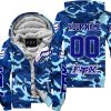 LIMITED EDITION PRODUCTS - US NAVY V1 - FOX RACING - CUSTOM NAME - NAVY - FLEECE ZIP HOODIE